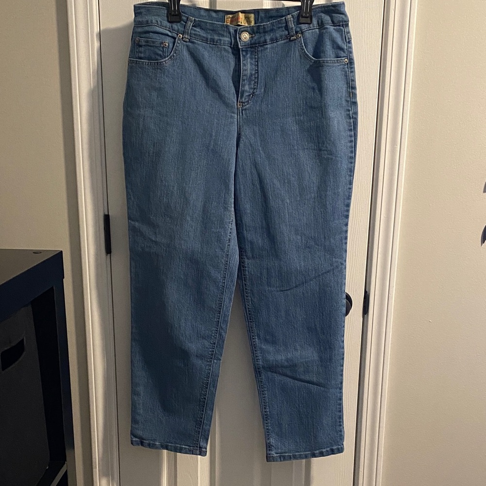 Just My Size Women's Straight Leg Jeans in Blue